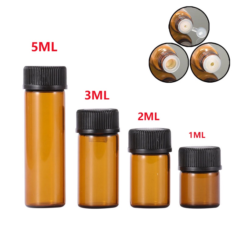 1 lọ thủy tinh rỗng đựng tinh dầu/nước hoa/tinh dầu 1/2/3/5ML
