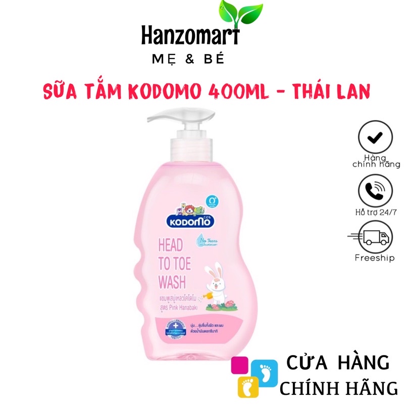 Sữa tắm gội trẻ em 2in1 Thái Lan 400ml