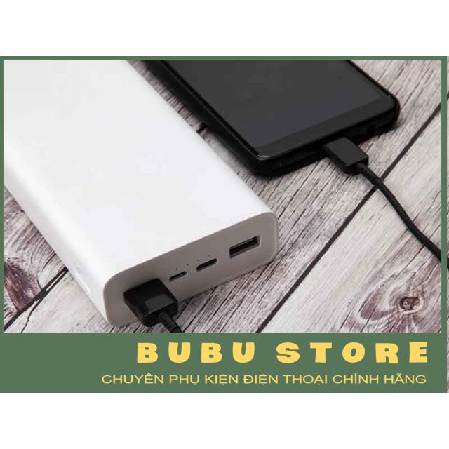 [Chính Hãng] Sạc Dự Phòng Xiaomi 20000mAh Gen 3 2019 2 cổng usb 1 cổng usb type C sạc nhanh - BUBU