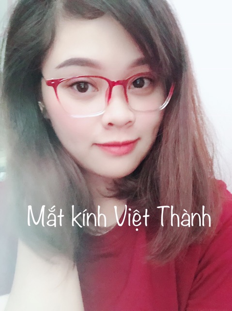 Gọng kính ombre dẻo vuông vừa nhận lắp mắt cận viễn loạn OM06
