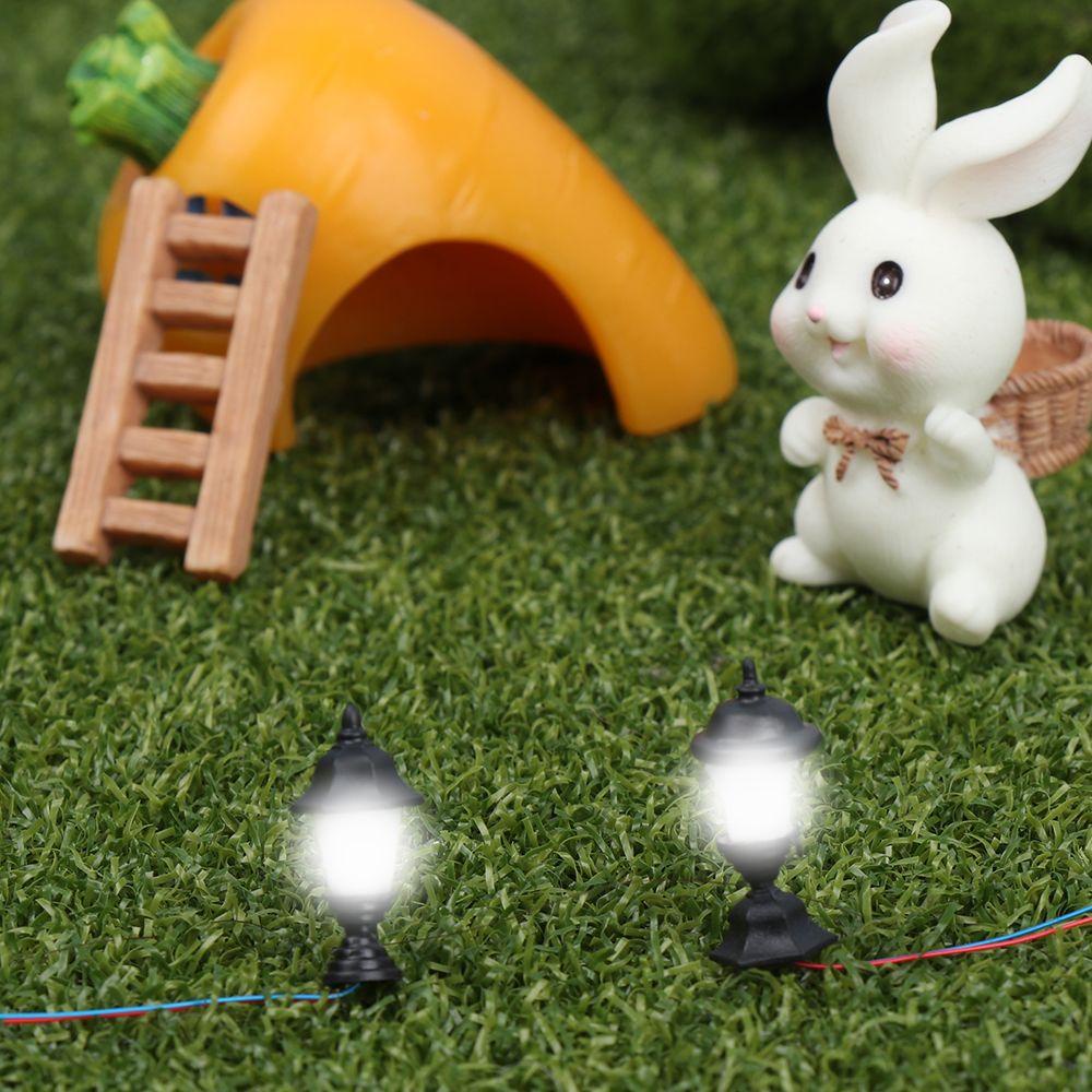 Set 24 Đèn Đường 3V Làm Từ Nhựa Resin Dễ Thương Cho Trang Trí Vườn