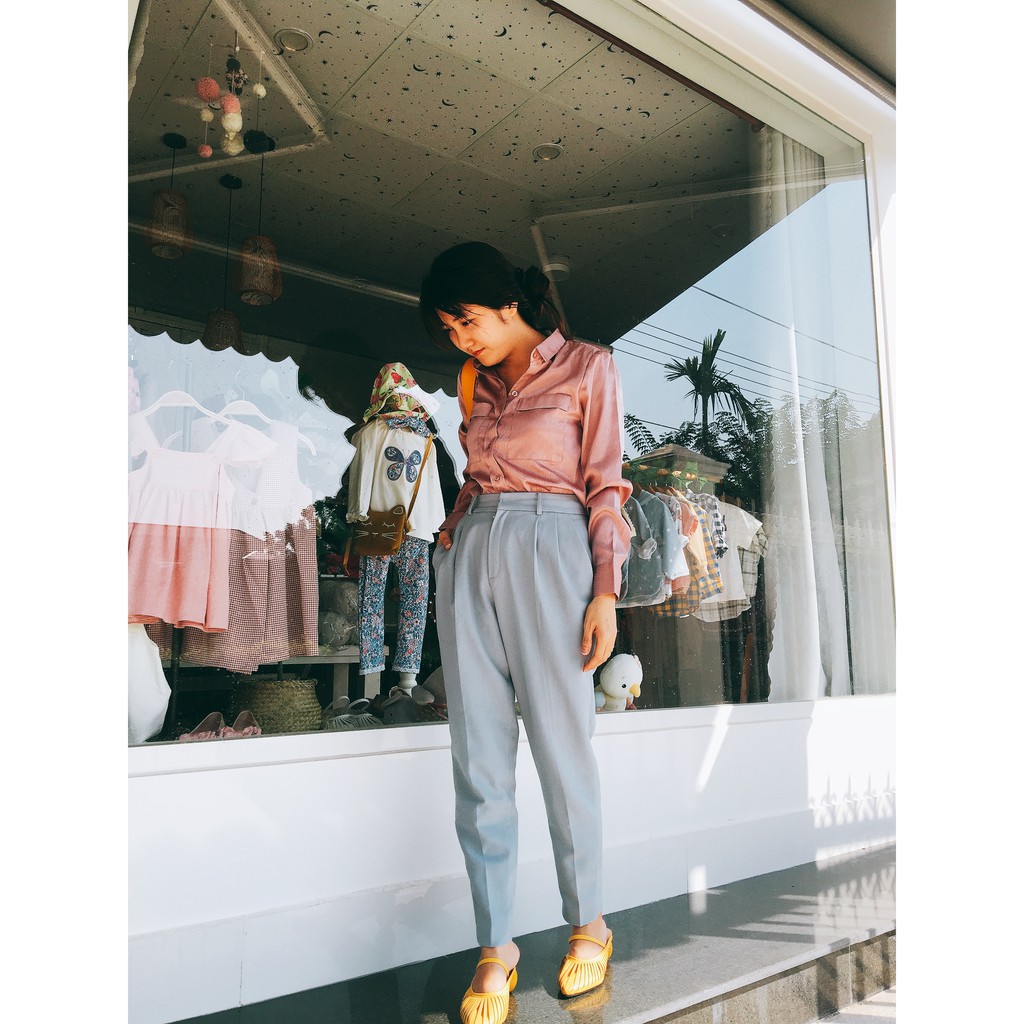 áo sơ mi lụa cao cấp