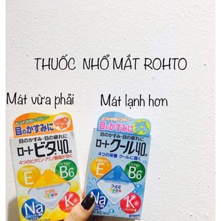 THUỐC NHỎ MẮT ROHTO NHẬT BẢN