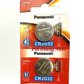 Pin CR2032 Panasonic 3V Lithium vỉ 5 viên