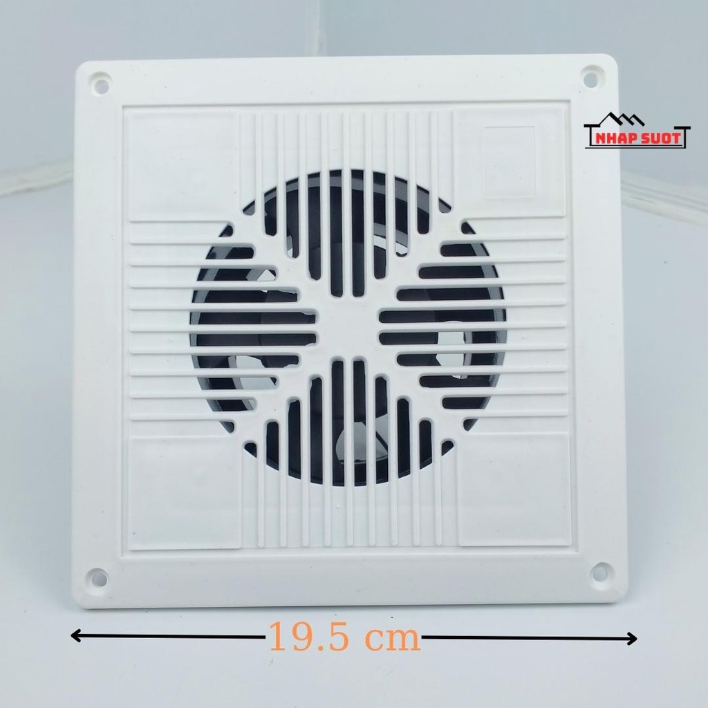 Quạt Thông Gió Đa Năng SIKO Lỗ Khoét 12x12 cm - Model 12B