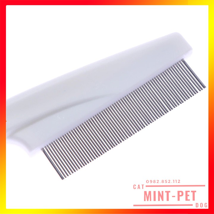 Lược Chải Ve Rận Cho Chó Mèo Cỡ Nhỏ 14 cm #MintPet Strore