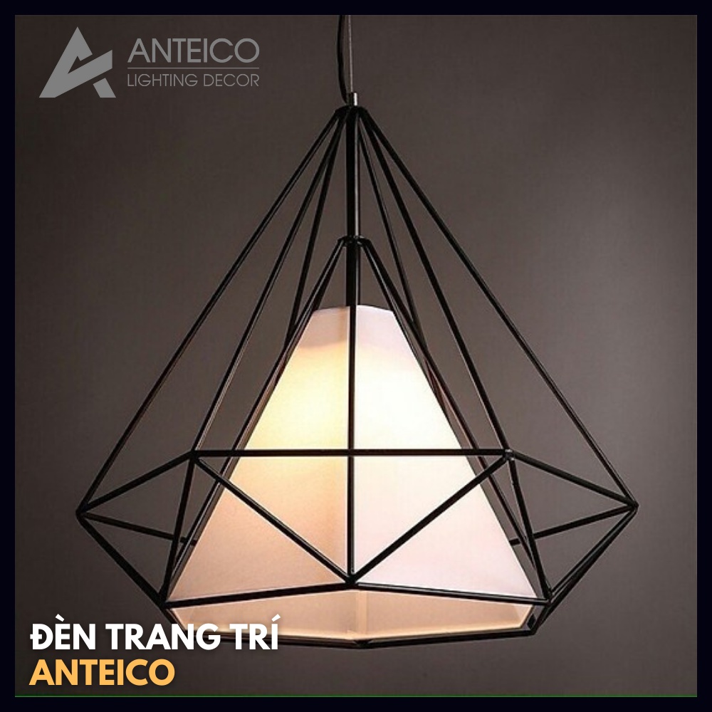 Combo 3 Đèn thả Kim Cương - Fi250 cao cấp đèn thả trần thạch cao trang trí bàn ăn quán cafe đẹp Anteico giá rẻ