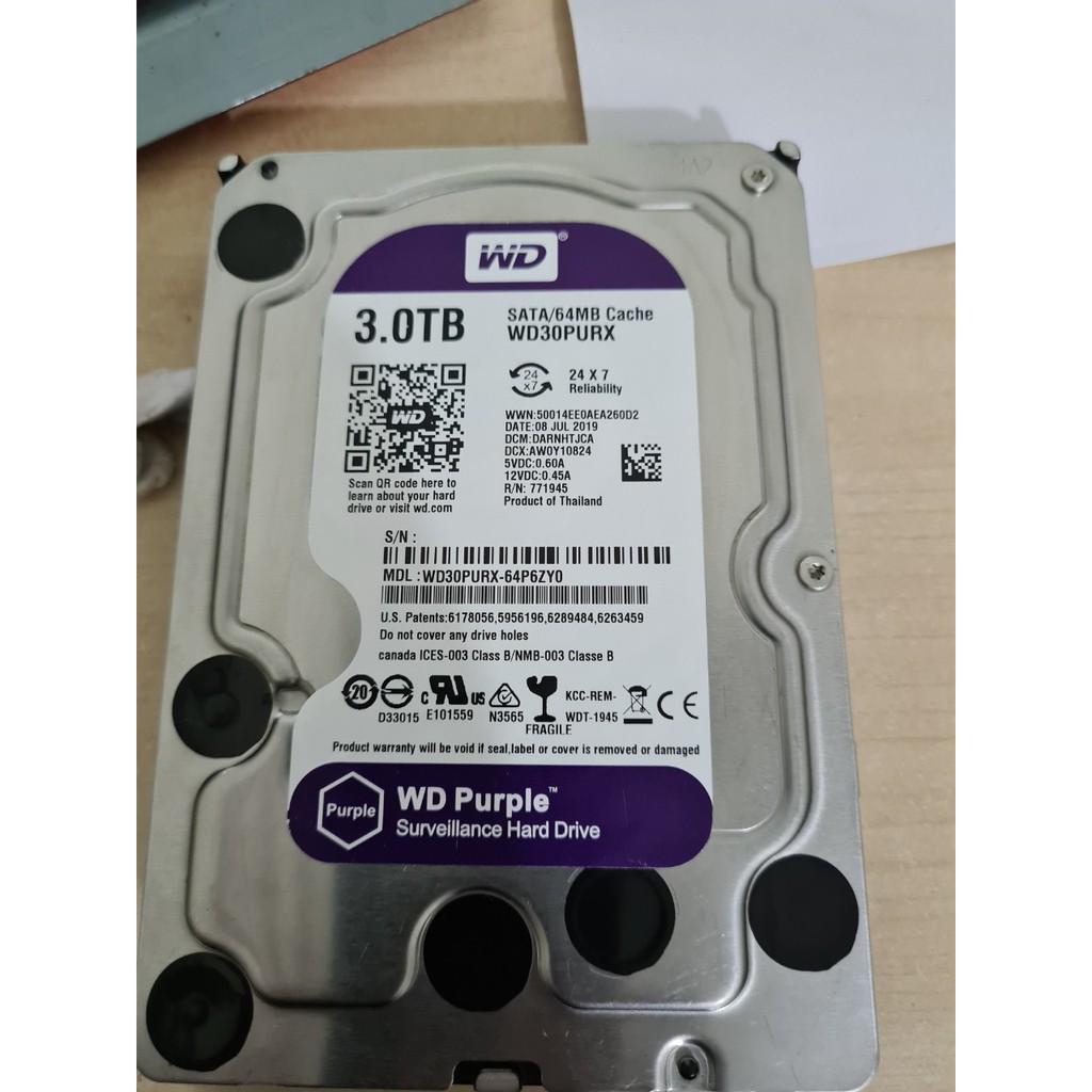 Ổ CỨNG HDD 3TB bh 12 tháng