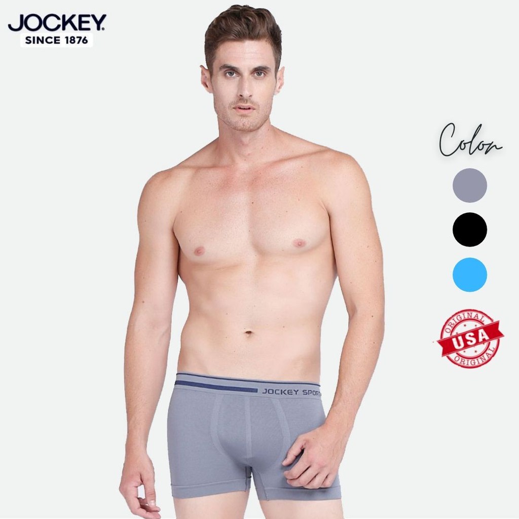 Quần Lót Nam Jockey Dáng Trunk Boxer Seam Free Thoải Mái Co Giãn - JSMB3287-65