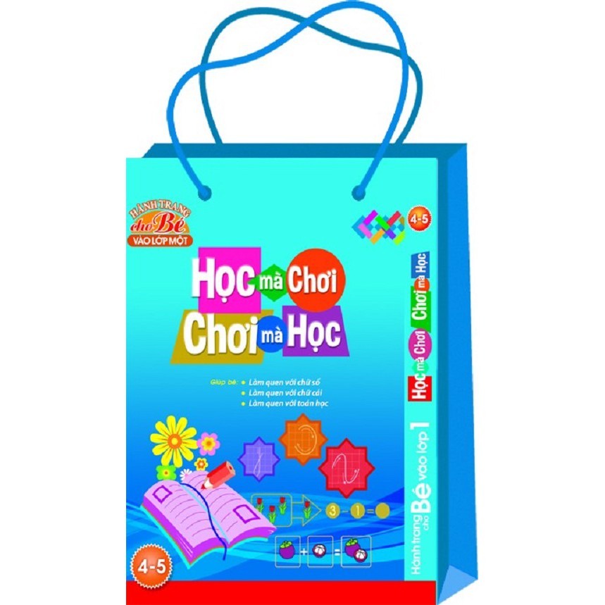 SÁCH - Combo: Học Mà Chơi - Chơi Mà Học Dành Cho Trẻ 4-5 tuổi (5 cuốn)