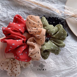 Cột tóc srunchies chấm bi dễ thương (C078)
