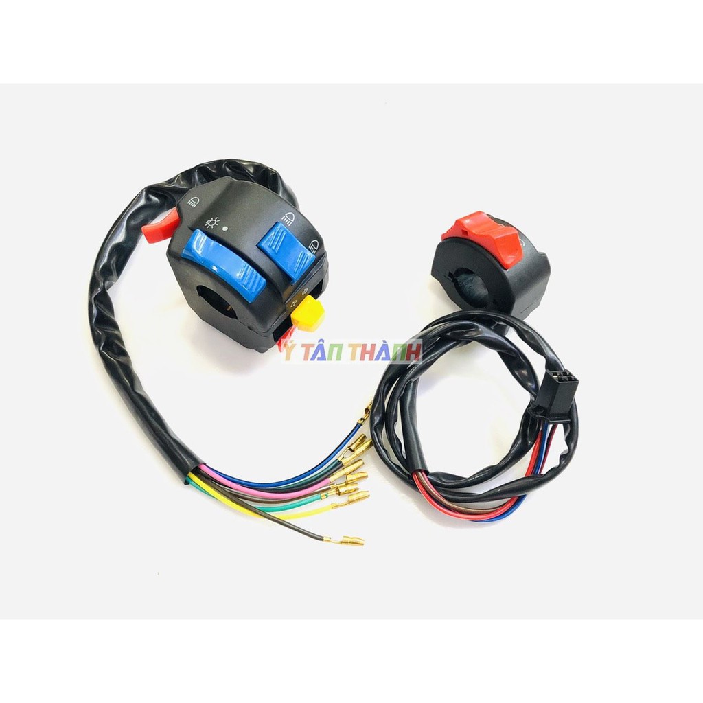 cùm công tắc FZ nút xanh TFX