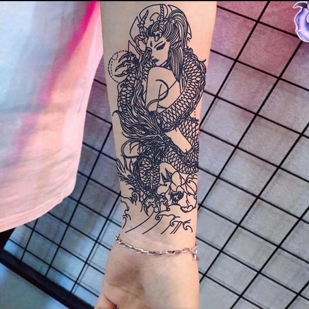 SIYA Magic Tattoo】Hình Xăm Dán Tạm Thời 15 Ngày Chống Nước 15*11cm