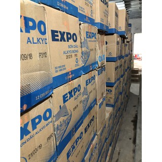 Sơn Expo dầu 1kg (Sơn dầu Expo Alkyd Bóng 800 ML)