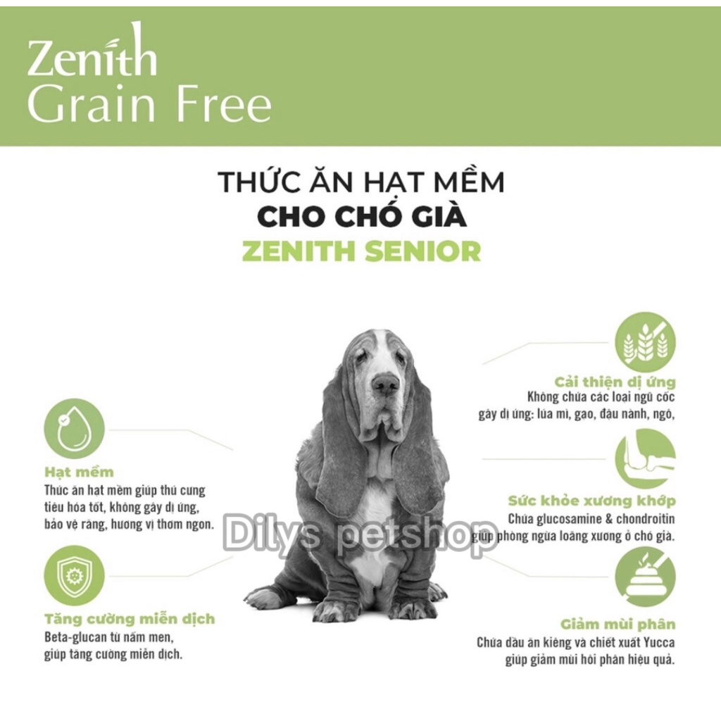 3KG ZENITH THỨC ĂN HẠT MỀM CHÓ ĐỦ MỌI LỨA TUỔI