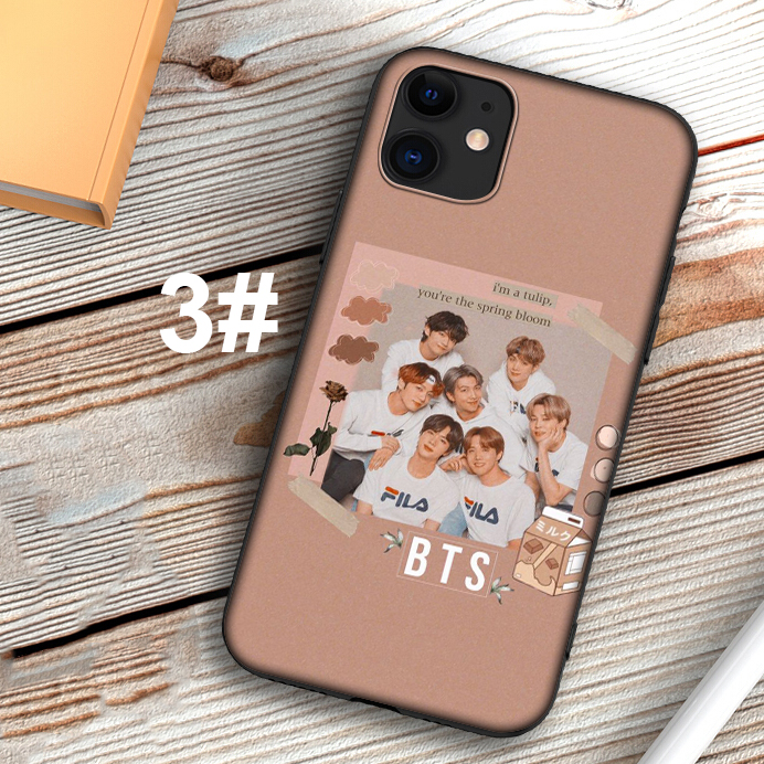 Ốp Điện Thoại Mềm Hình BTS JK V RM JIN SUGA JHOPE JIMIN Cho iPhone 11 12 Mini Pro max 11pro 11pro max 12pro 12mini SH210