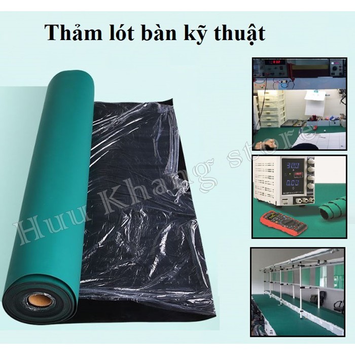 Thảm cao su lót bàn kỹ thuật | Chống tĩnh điện