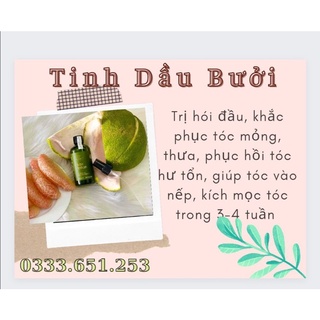 Tinh dầu bưởi xịt bưởi vijully chính hãng - kích mọc tóc - dưỡng tóc dài nhanh
