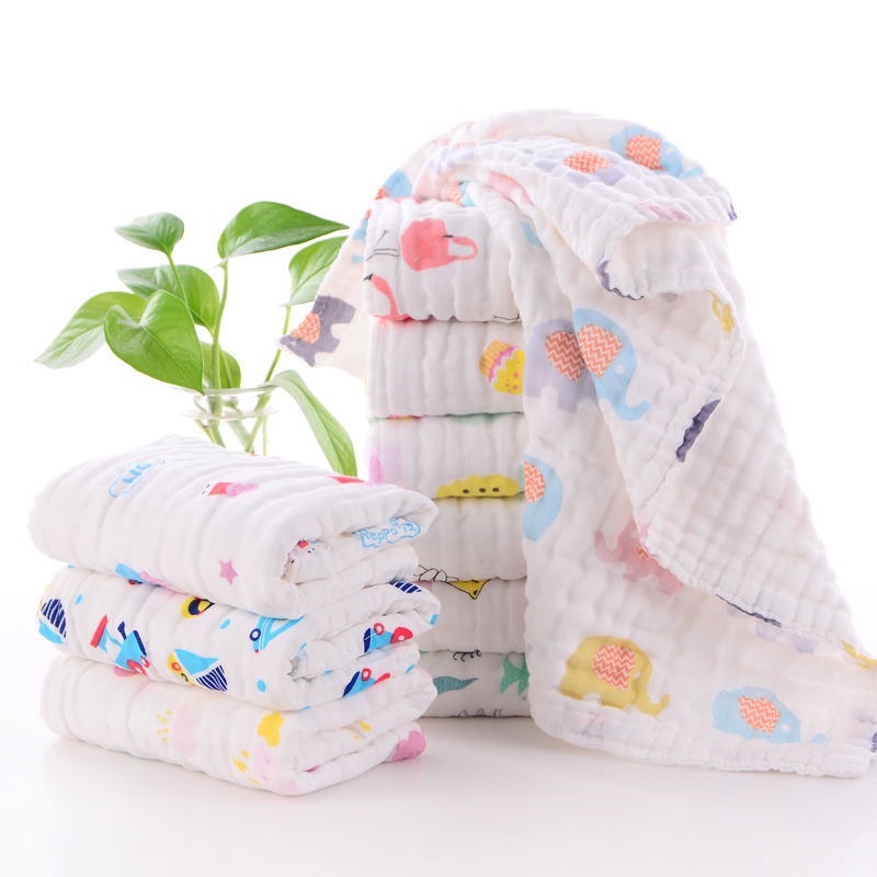 BooBoo Baby- Khăn tắm xô cho bé 6 lớp, Khăn cao cấp siêu mềm, thấm hút dày dặn