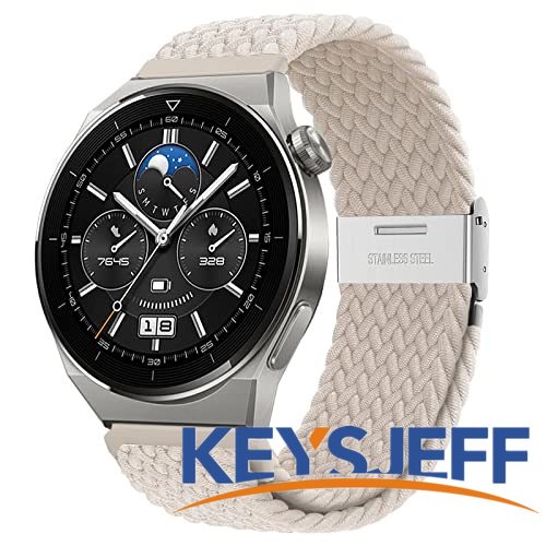 SAMSUNG Dây Đeo Đồng Hồ Bằng Nylon Bện 22mm 3 45mm Tùy Chỉnh Kích Thước 46MM Cho HUAWEI GT 3 Pro