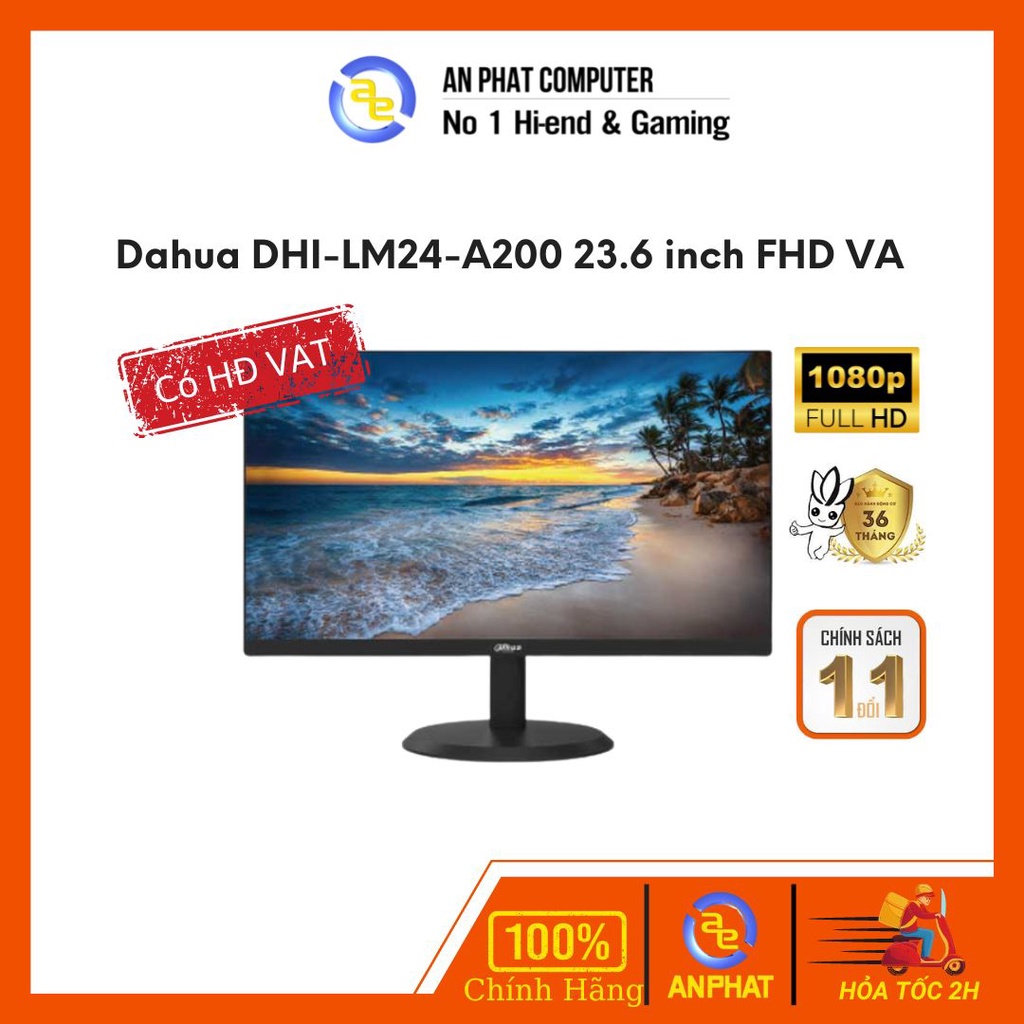 Màn hình máy tính Dahua DHI-LM22-A200 21.45 inch FHD VA- Bảo hành: 36 Tháng, chế độ bảo hành 1 đổi 1 trong 12 tháng đầu