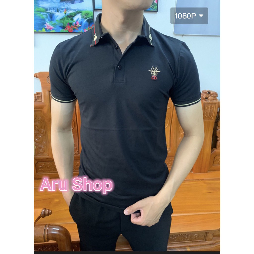 Áo Polo Nam, Polo Nam Đẹp, Áo Phông Nam ARU SHOP Chất Thun Lạnh Co Dãn 4 Chiều