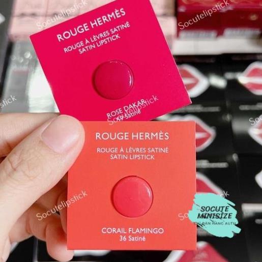 Vỉ Son Hermes Rouge Hermes Lipstick Sample
