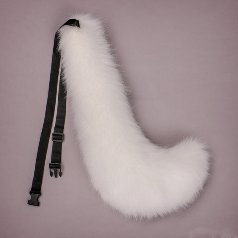 Băng Đô Tai Sói Giả Lông Thú Có Đuôi Dài Hóa Trang Halloween