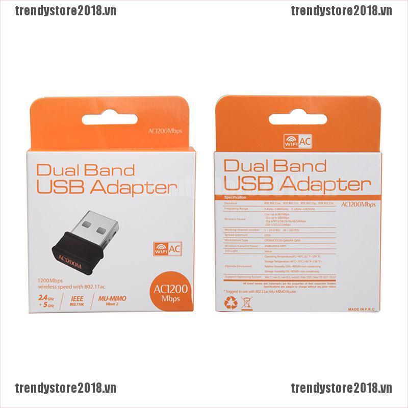 Usb Phát Wifi 802.11ac 1200mbps 2.4g / 5g | BigBuy360 - bigbuy360.vn