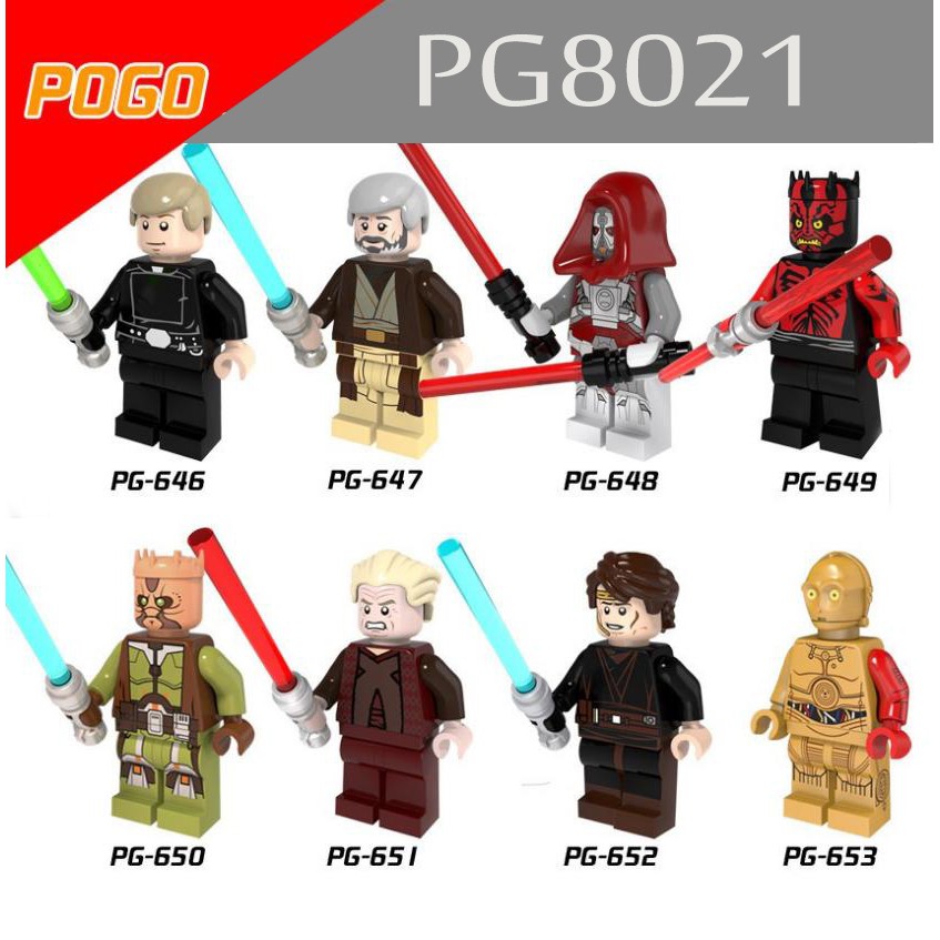 Minifigures Star Wars Các Mẫu Nhân Vật - Lắp Ráp Mini Star War PG8021