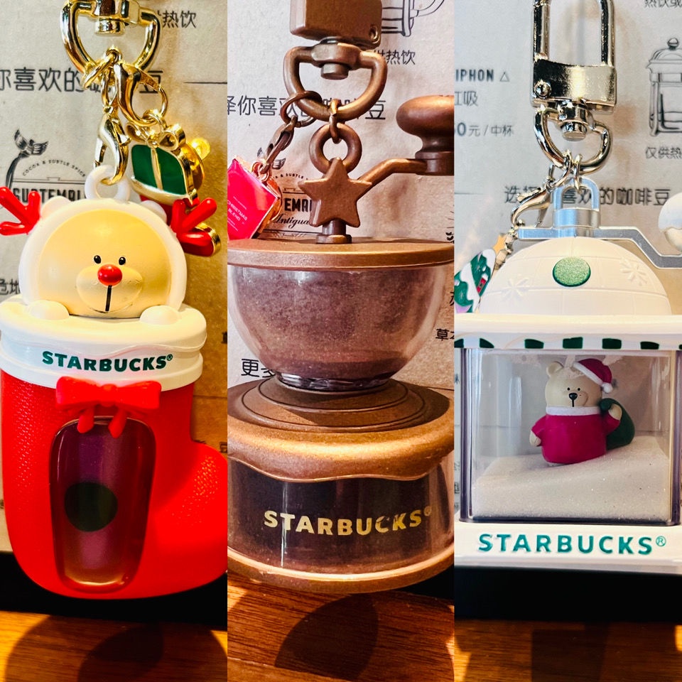 Móc Khóa Hình Vớ Giáng Sinh Starbuck #6