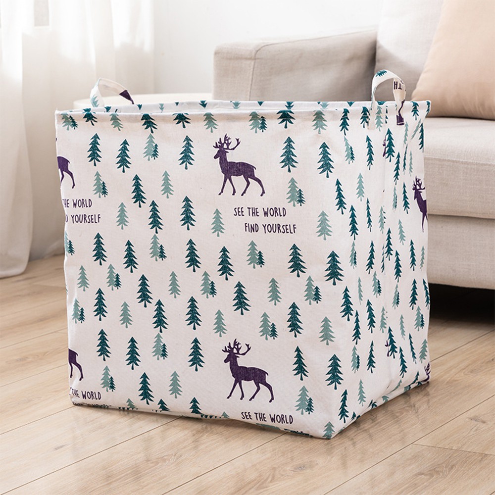 Xọt Đựng Quần Áo Decor 100 Lít - Có Dây Rút Sạch Sẽ - Xọt Đựng Chăn Màn Cất Mùa Đông Siêu Lớn- 50x40x50cm