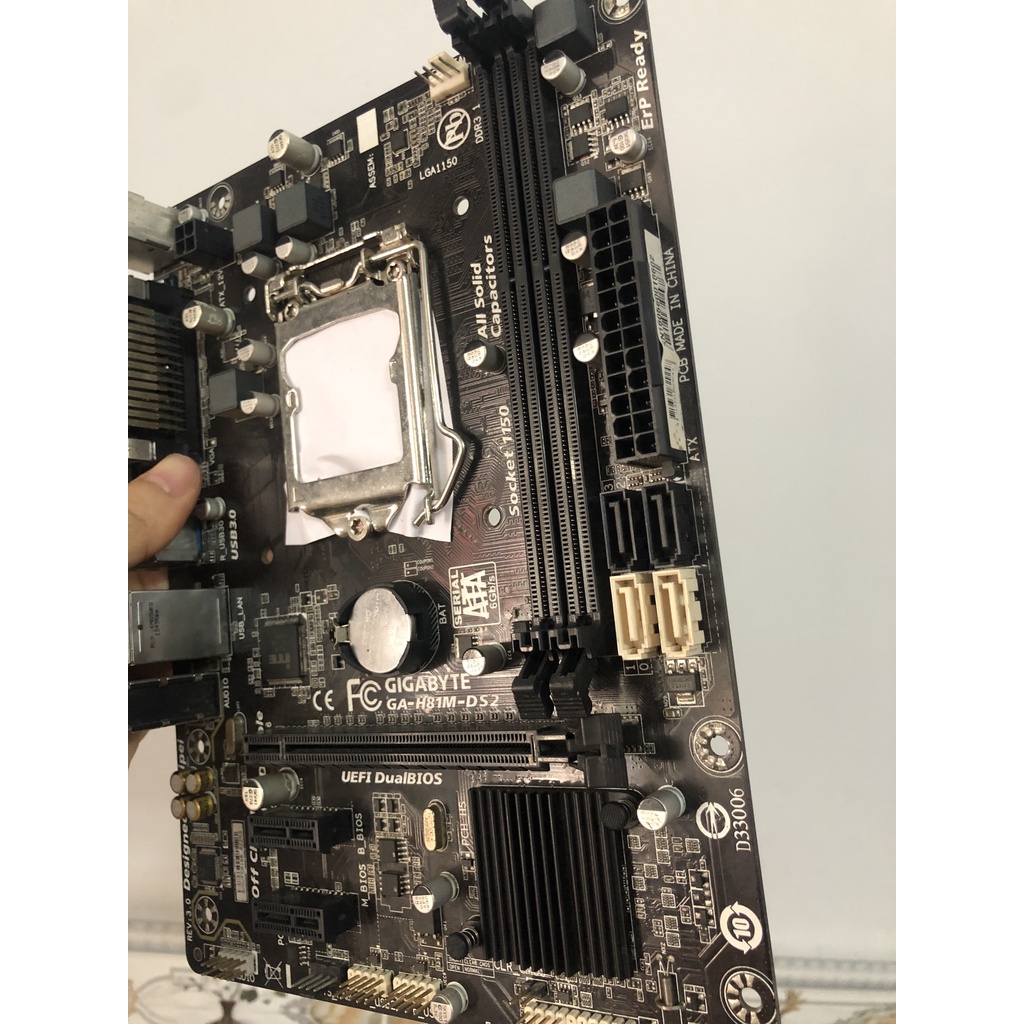 Main H81M-DS2 Gigabyte chính hãng. Hàng 2nd. BH 1 tháng