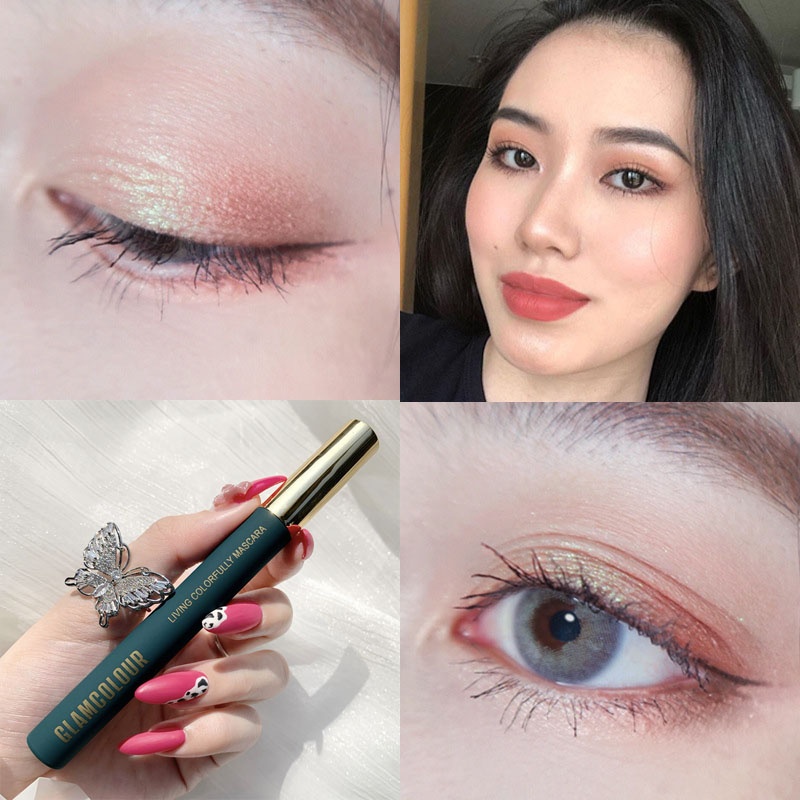 Mascara Glamcolour Đầu Mảnh Màu Đen | Siêu Dài Mi, Giữ Mi Cong, Dày Mi Tự Nhiên, Không Lem Không Trôi