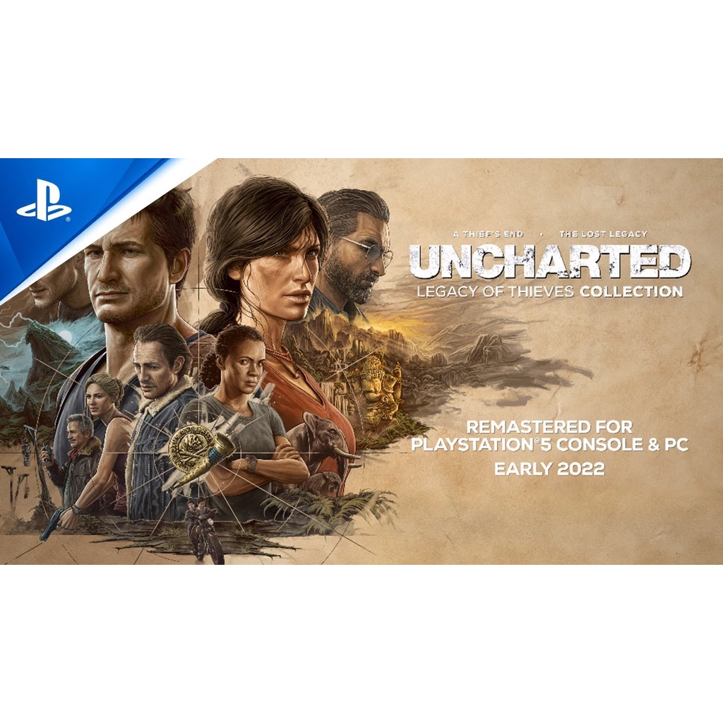 Đĩa game Uncharted Legacy Of Thieves Collection dành cho PS5