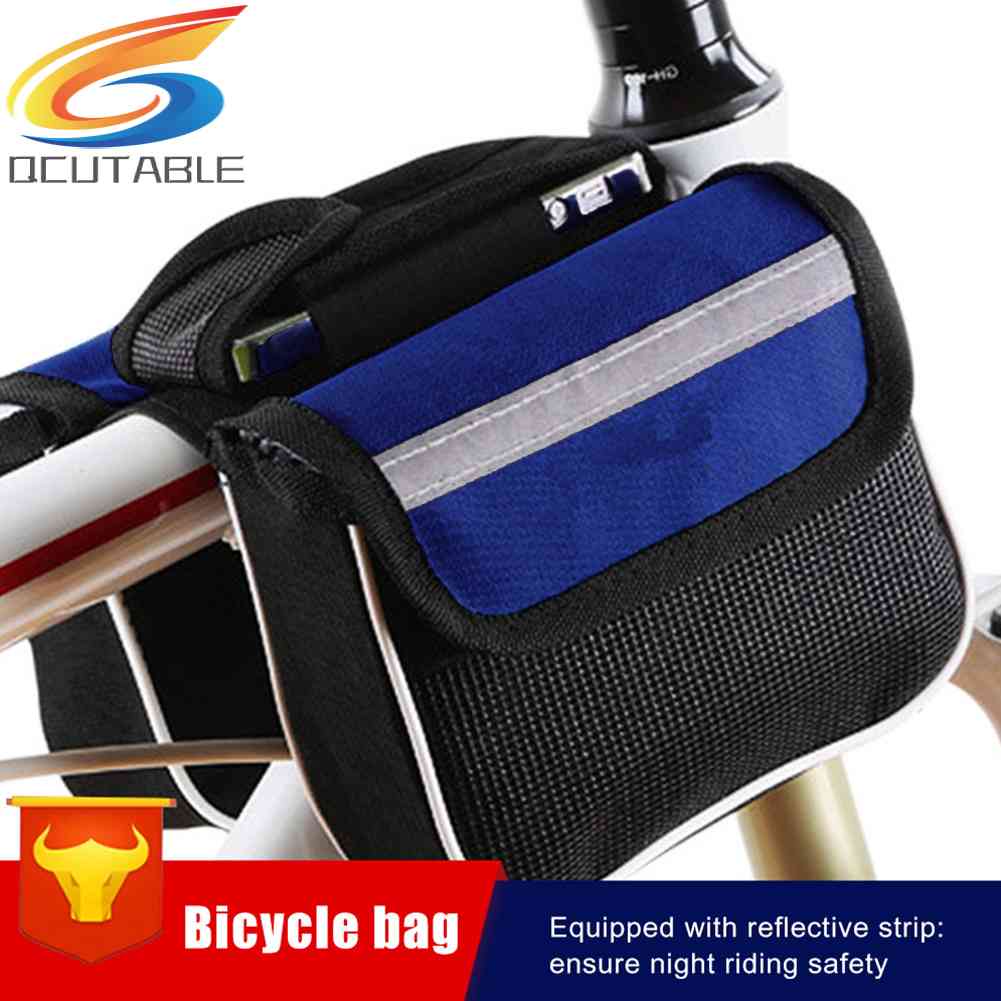 Túi Đựng Điện Thoại Gắn Khung Trước Xe Đạp Leo Núi Tiện Lợi