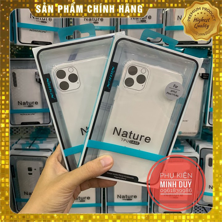 Ốp silicon Nillkin cho các đời Iphone 11, 11 Pro, 11 Pro Max, X/Xs, Xr, Xs Max, 7plus/8plus, 7/8 , 6plus/6splus, 6/6s 🍀