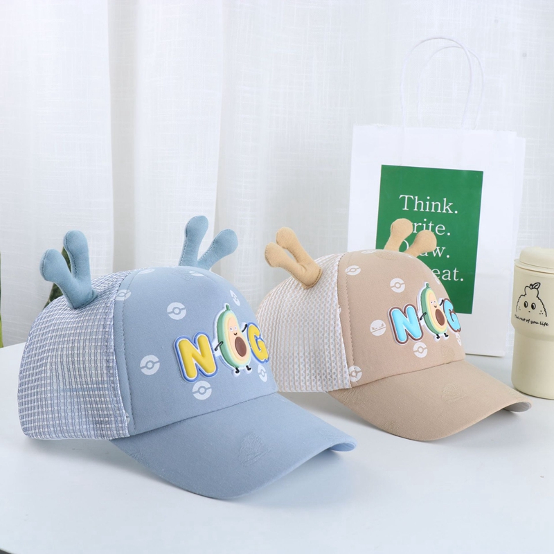 Mũ Lưỡi Trai Chống Nắng Họa Tiết Vịt Hoạt Hình Dễ Thương Thời Trang Xuân Hè Cho Bé