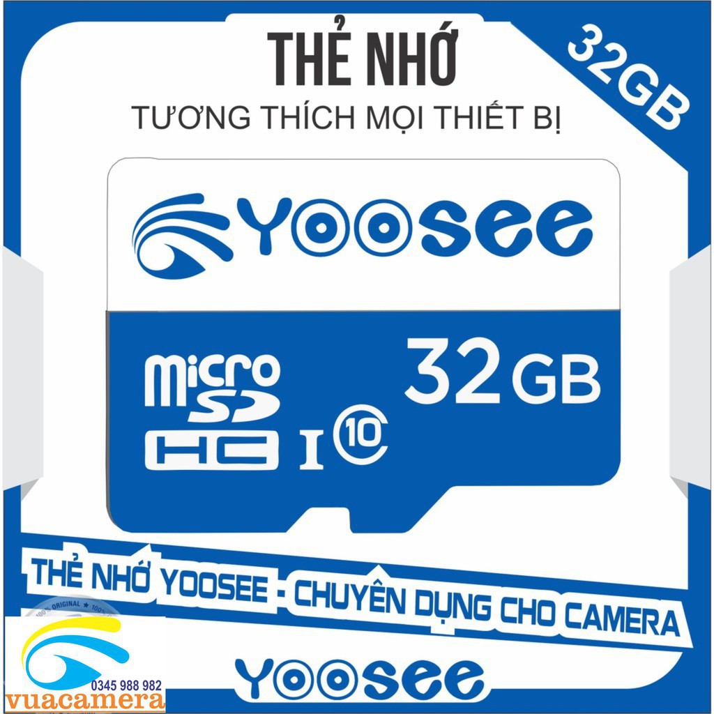 Thẻ Nhớ 32GB Yoosee Chính Hãng Tốc Độ Cao - Chuẩn Class 10 Chuyên dụng cho Camera , Máy Ảnh BH  | BigBuy360 - bigbuy360.vn