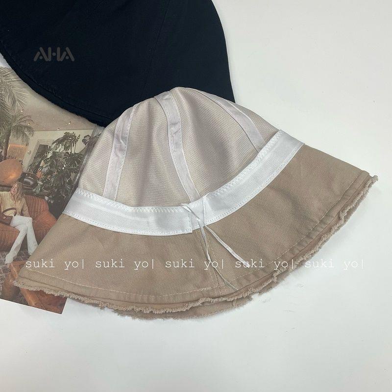 Mũ vành rộng AHA official che nắng có thể điều chỉnh phong cách retro Nhật Bản thời trang cho cặp đôi