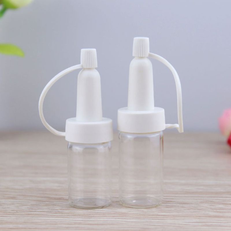 Lọ Thủy Tinh Rỗng Trong Suốt Có Thể Đổ Đầy 3 5 10 15ML Đựng Mỹ Phẩm