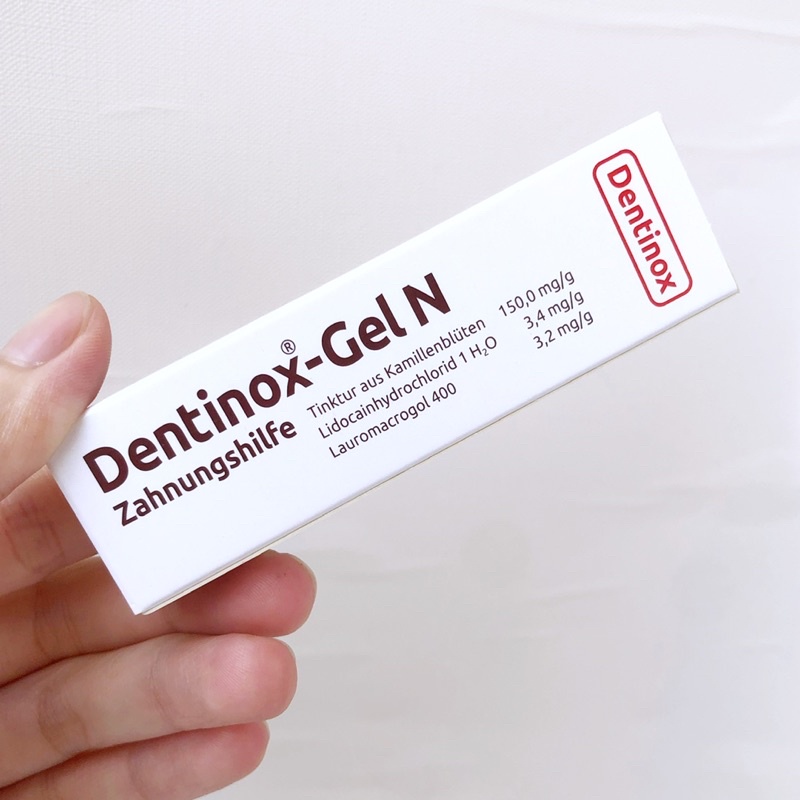 Gel bôi nứu lợi Dentinox Đức cho bé mọc răng