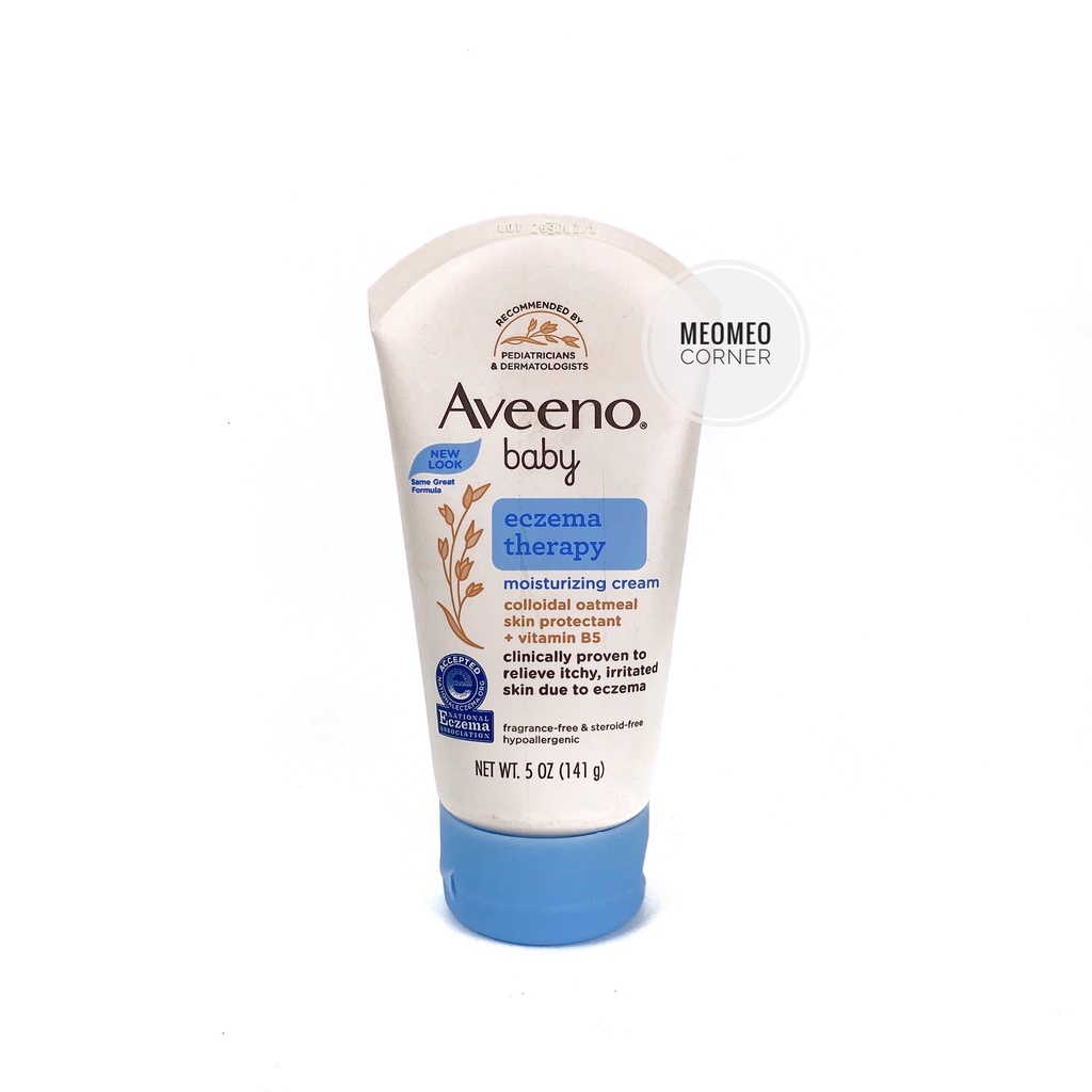 Kem dưỡng da chàm cho bé Aveeno Baby Eczema Therapy Moisturizing Cream Mỹ 28g & 141g & 206g