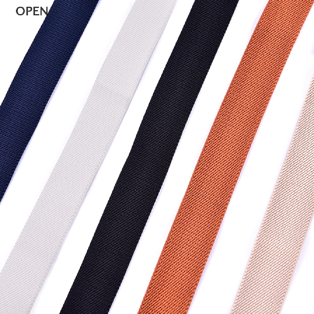 Thắt Lưng Vải Canvas Co Giãn Màu Trơn Tùy Chỉnh Kích Thước Cho Bé Trai / Gái