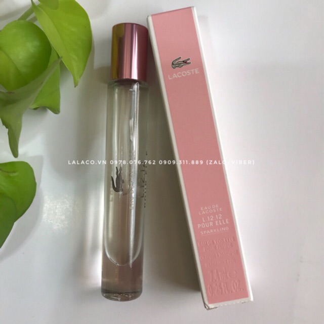 Ống nước hoa Lacoste L.12.12 Pour Elle Sparkling 7.4 ml