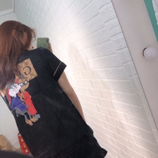 Bộ lụa satin cộc GC Micky