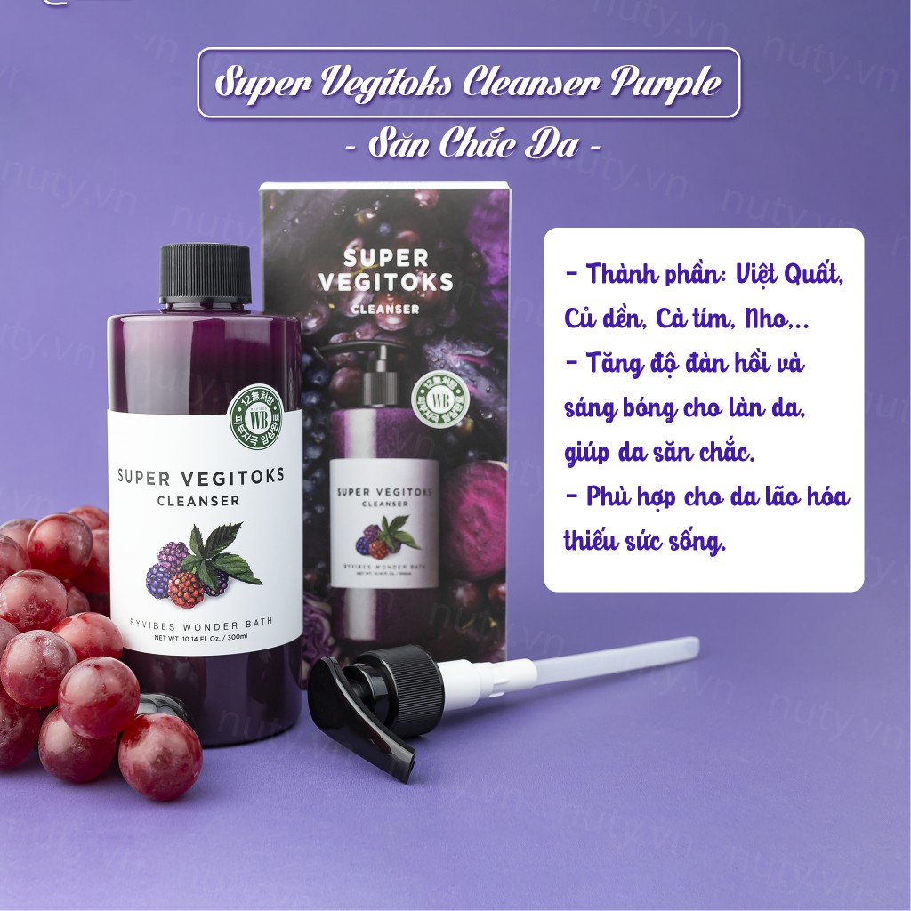 Sữa rửa mặt rau củ sủi bọt thải độc | BigBuy360 - bigbuy360.vn