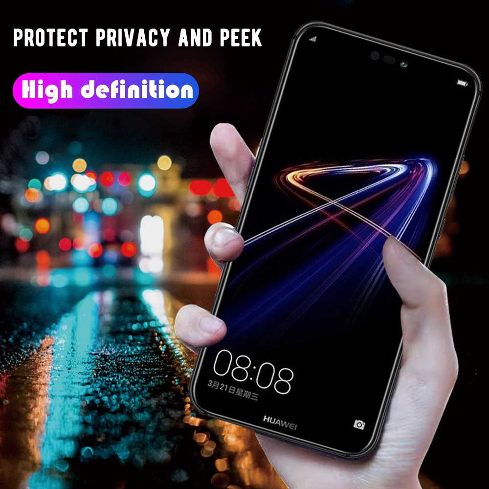 Kính cường lực chống nhìn trộm cho Huawei P20 Pro nova3e Mate 20 10 p30 Lite