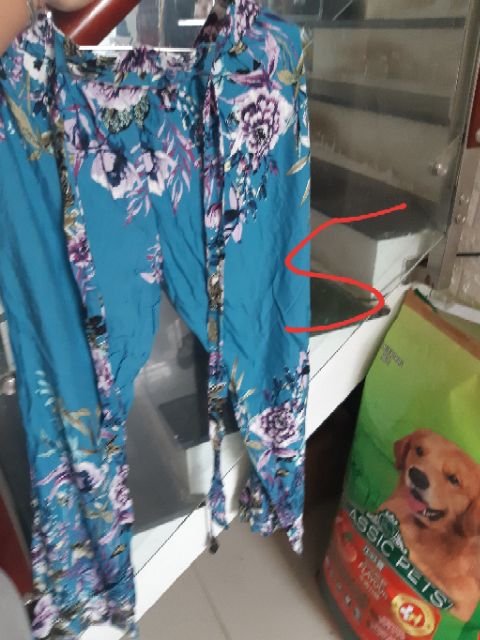 Quần rayon hoa cực mát, hàng xuất xịn