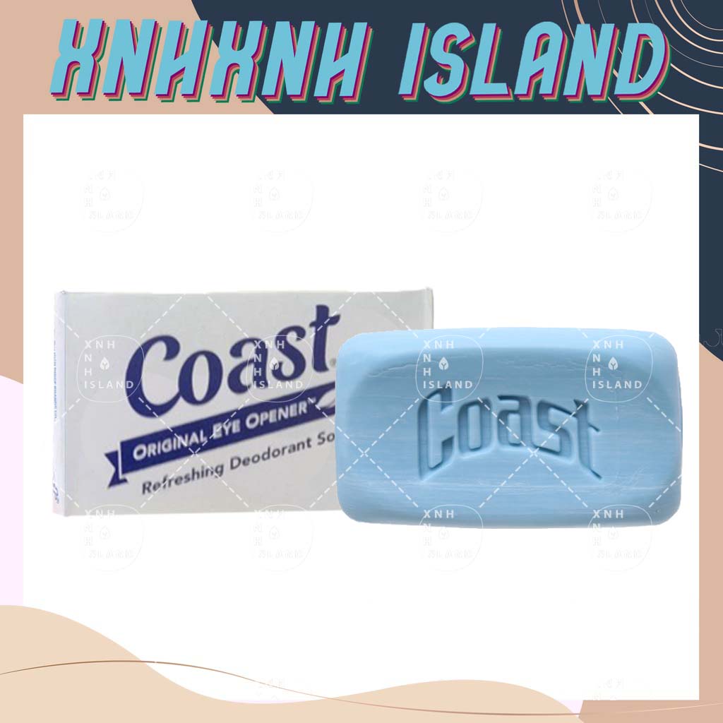 Xà phòng Khử Mùi & Làm Sạch Da Coast Deodorant Soap Mỹ - 113g